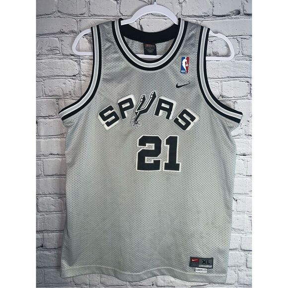 Tim Duncan #21 San Antonio Spurs Nike Authentic Jersey – Size XL +2 Length - Picture 1 of 8